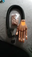 Mano de práctica profesional para manicura artística, puntas de uñas ajustables de plástico, herramienta de manicura DIY Flexible y suave, 100 Uds.
