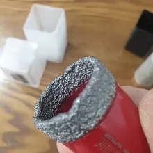 SHDIATOOL 1 pieza de brocas de perforación de diamante soldadas al vacío azulejo de porcelana M14 brocas de conexión mármol , piedra , sierra de masonryHole