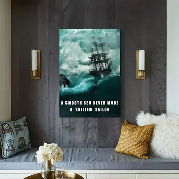 A SMOOTH SEA NEVER MADE A SKILLED SAILOR Modern Art Wall Pictures Print For Living Room
A SMOOTH SEA NEVER MADE A SKILLED SAILOR Modern Art Wall Pictures Print For Living Room