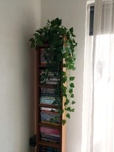 Planta colgante artificial, mata de 90cm con hojas verdes de hiedra y parra para la decoración del hogar, el jardín y fiestas