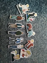 Pegatinas de peces de plátano de Anime, para papelería, portátil, monopatín, PVC, mochila, botella, bicicleta, pegatina impermeable para coche, 10/30/50 Uds.