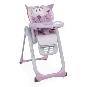 CHICCO High Chair Polly 2 Start 4 Wheels Miss Pink
CHICCO High Chair Polly 2 Start 4 Wheels Miss Pink
