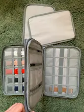 Caja organizadora de relojes de viaje con 18 ranuras para Apple Watch, caja de almacenamiento de correa de reloj, doble capa
