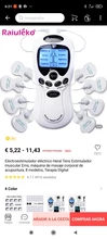 Electroestimulador eléctrico Heral Tens Estimulador muscular Ems, máquina de masaje corporal de acupuntura, 8 modelos, Terapia Digital