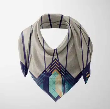 Else Grey Blue Green Abstract Lines Geometric 3d Printed Square Rayon Fabric Neck Head Floral Pattern Scarf Scarves Women Hijab
Else Grey Blue Green Abstract Lines Geometric 3d Printed Square Rayon Fabric Neck Head Floral Pattern Scarf Scarves Women Hijab