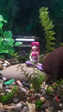 Accesorios de decoración de Acuario, accesorios para mascotas, pecera, adorno bonito de sirenita, pecera, escritorio, 1 Uds.