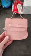 Bolso de mano de moda con lazo para niños y niñas, monederos para monedas, bolsas de mensajero para niñas, bolsa de hombro fresca y bonita para la escuela de princesa