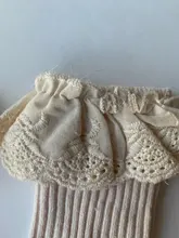 Calcetines de encaje de princesa para bebé, calcetín suave de algodón hasta la rodilla para niños y niñas, calcetines largos de Color sólido para primavera y otoño