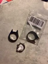 Anillo de seguridad de supervivencia para hombres y mujeres, herramienta de defensa personal de acero inoxidable, anillo de defensa para los dedos, Color plateado, dorado y negro, 1 Uds.