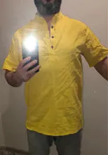 Camisas hawaianas de lino y algodón para hombre, camisa de manga corta con botones, informal, veraniega, para parejas