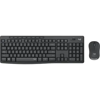 Logitech MK295 Silent Wireless Combo Belgian Wireless RF keyboard, Dutch Black