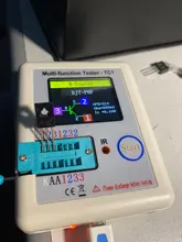 LCR-TC1 1,8 Pantalla TFT LCD Multi-Medidor de Transistor Tester de triodo condensador resistencia medidor de prueba ESR LCR NPN PNP MOSFET de bacalao