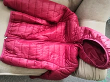 Chaqueta con capucha de algodón para mujer, de talla grande abrigo grueso, prendas de vestir acolchadas de manga larga, chaquetas ajustadas informales para invierno 4