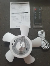 Hanging Fan Tent Ceiling-Fan Remote-Control Rechargeable Outdoor Camping 8000mah 4-Gears