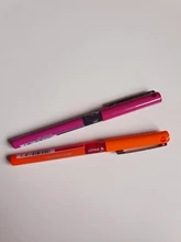 Pluma de tinta líquida con punta de aguja, bolígrafo de escritura a base de agua para escuela, papelería, suministros de oficina, 0,5 mm, BX-V5, 1 ud.