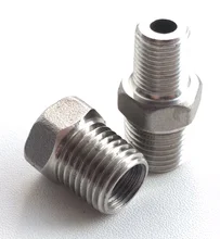 1/2-Bushing Stainless-Steel-Pipe-Fittings Thread Heart-Reducer Water-Gas-Oil Male/female