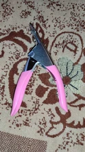 Falso cortaúñas profesional uñas Clippers de borde recto cortaúñas para uñas acrílicas consejos cortador de manicura guillotina corta uñas postizas