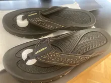 YEINSHAARS-Zapatillas de verano para hombres, sandalias playeras, elaboradas en cuero PU, casuales y cómodas, oferta