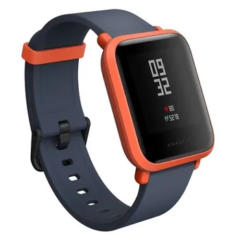 

Huami amazfit bip cinnabar network smart watch-3.25cm display-bt-heart rate sensor-gps-ip68 - bat. 200mah