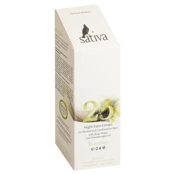 Sativa face cream night No. 25 for normal and combination skin type 
Sativa face cream night No. 25 for normal and combination skin type