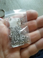 100 unids/lote 5-15mm abierto de acero inoxidable doble salto anillos para DIY clave doble conectores de anillos partidos para la fabricación de la joyería