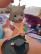 6 unids/set Anime demonio asesino Kimetsu No Yaiba figura Q Posket Kamado Tanjirou Kamado Nezuko Agatsuma juguetes 6cm