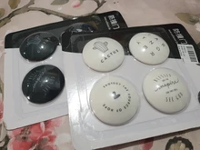 4 Uds tapones de puerta manejar a prueba de golpes a prueba Almohadillas Adhesivas pomo de la puerta cerradura Protector parachoques tapones de la pared de la nave de la gota de silicona