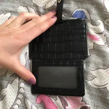 Tarjetero con textura de mármol, cartera pequeña de bolsillo para tarjetas de crédito, delgado y delgado, color blanco