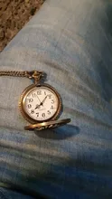 Reloj de bolsillo con cadena de cuarzo para hombre, colgante de bronce, cadena, regalo de recuerdo