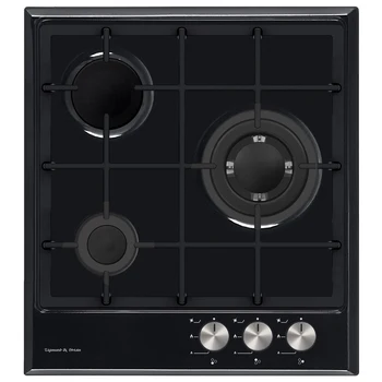 Gas cooking panel Zigmund & shtain GN 238.451 b black cast iron 3 Burner 
Gas cooking panel Zigmund & shtain GN 238.451 b black cast iron 3 Burner