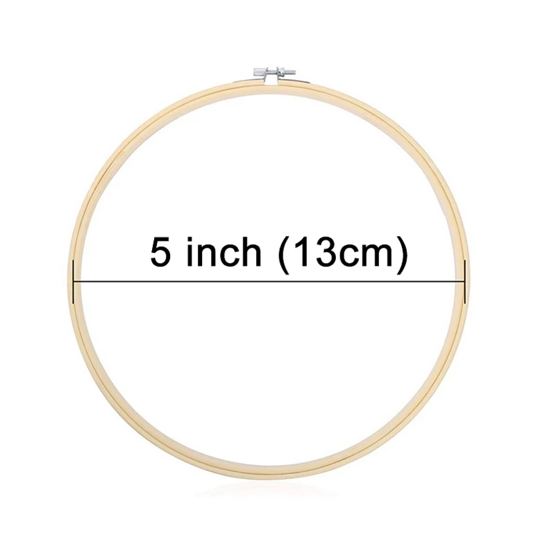3 Pcs Embroidery Hoop Natural Bamboo Embroidery Tool Embroidery Frame for Embroidery Cross Stitch Durable Without Burr Smooth 5"
3 Pcs Embroidery Hoop Natural Bamboo Embroidery Tool Embroidery Frame for Embroidery Cross Stitch Durable Without Burr Smooth 5"