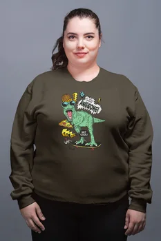 Angemiel Wear Awesome Skateboarder Dinosaur Green Women Sweatshirts
Angemiel Wear Awesome Skateboarder Dinosaur Green Women Sweatshirts