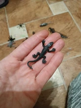44 unids/set mixto reptil de insectos escorpión modelo de ratón de novedad juguete Animal de alta calidad bolsa de regalo