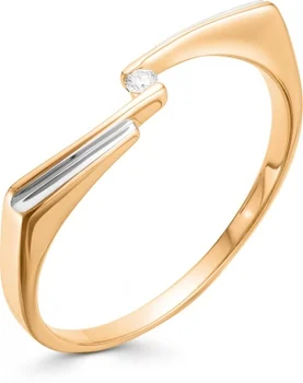 Alcor ring with 1 red gold diamond 
Alcor ring with 1 red gold diamond