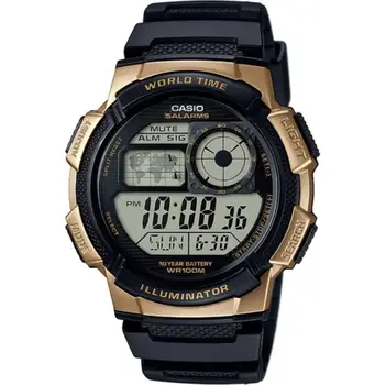 

Casio Men's Digital Watch Sports Luxury Quartz Swimming Fashionable Round Stainless Steel Resin Water Resistant AE-1000W-1A3VDF