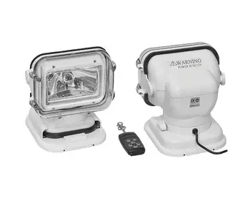 Floodlight stationary halogen with wireless control panel, White 
Floodlight stationary halogen with wireless control panel, White