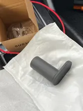 Bathroom-Hardware Clothes-Hook Single-Robe-Hook Wall-Mounted Stainless-Steel Black