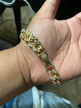 Tobillera de cadena de Metal gruesa para hombre y mujer, pulsera con diamantes de imitación, Color dorado y plateado, para pie cubano, joyería Punk Hip Hop Rock