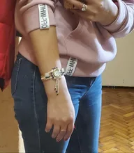 Reloj de pulsera de lujo con diamantes de imitación para Mujer, accesorio femenino de marca superior, 2021