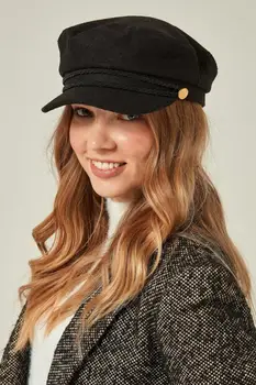 12741 Woolen Black Sailor Hat
12741 Woolen Black Sailor Hat