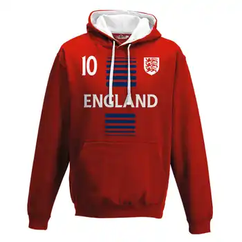 Hood Sweatshirt Two-Color Men 'S National Sports England 10 Football Scudo1 S 
Hood Sweatshirt Two-Color Men 'S National Sports England 10 Football Scudo1 S