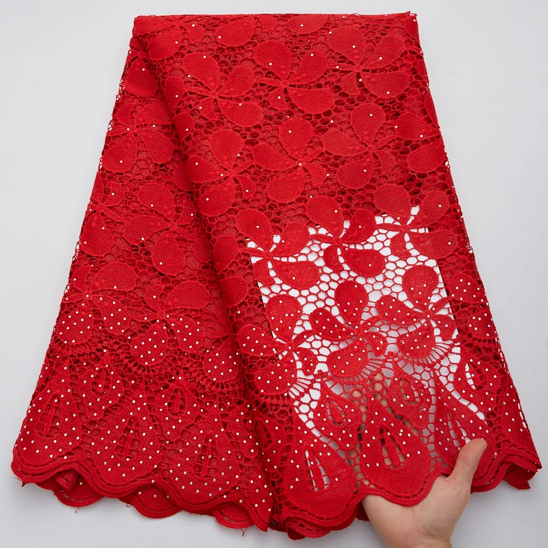 Guipure African Lace Fabric Nigerian 2022 High Quality Cord Lace Embroidery Fabrics Sewing Lace Fabric For Wedding Dress 2795A
Guipure African Lace Fabric Nigerian 2022 High Quality Cord Lace Embroidery Fabrics Sewing Lace Fabric For Wedding Dress 2795A