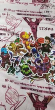 50 Uds de dibujos animados pegatinas Marvel bien los Vengadores etiqueta engomada impermeable equipaje Skateboard guitarra portátil pegatinas juguete de niño