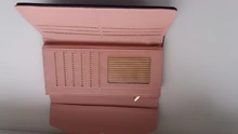 Bolso de moda sobre las mujeres cartera Color 3 veces flores de impresión de la PU billetera de cuero largo damas embrague monedero teléfono monedero