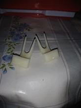 Tenedor de plástico para Alimentación de Mascotas, soporte de comida para loros, pájaros y frutas, suministros para mascotas, 2 uds.