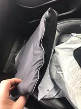 Cojín lumbar de cuero Pu para asiento de coche, almohada negra para reposacabezas, cuello, espuma de memoria, alivio del dolor de cintura y espalda