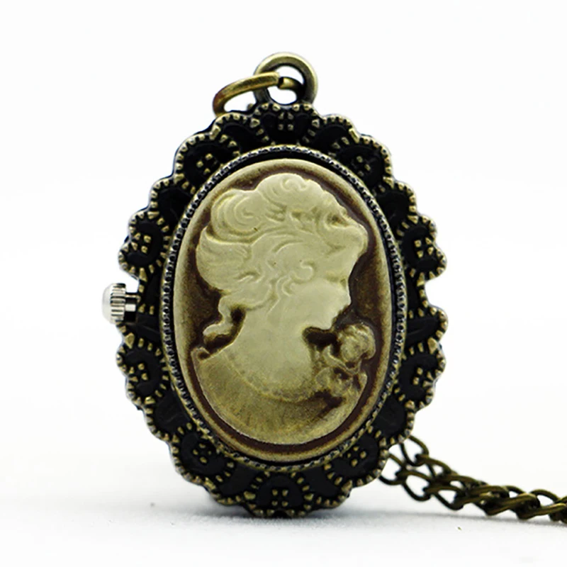 Bronze Elegant Beauty Women Pattern Quartz Pocket Watch Classic Pocket Watch With Fob Chain For Men Women CF1113
Bronze Elegant Beauty Women Pattern Quartz Pocket Watch Classic Pocket Watch With Fob Chain For Men Women CF1113