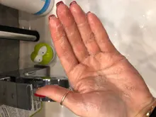 Mini jabón de papel desechable portátil para lavado de manos, 3 colores, escamas, cuidado de la piel