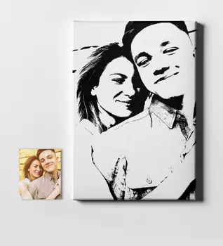 Personalized Silhouette Canvas Print (50x70 cm.) 2
Personalized Silhouette Canvas Print (50x70 cm.) 2