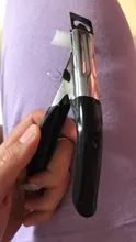 Falso cortaúñas profesional uñas Clippers de borde recto cortaúñas para uñas acrílicas consejos cortador de manicura guillotina corta uñas postizas
